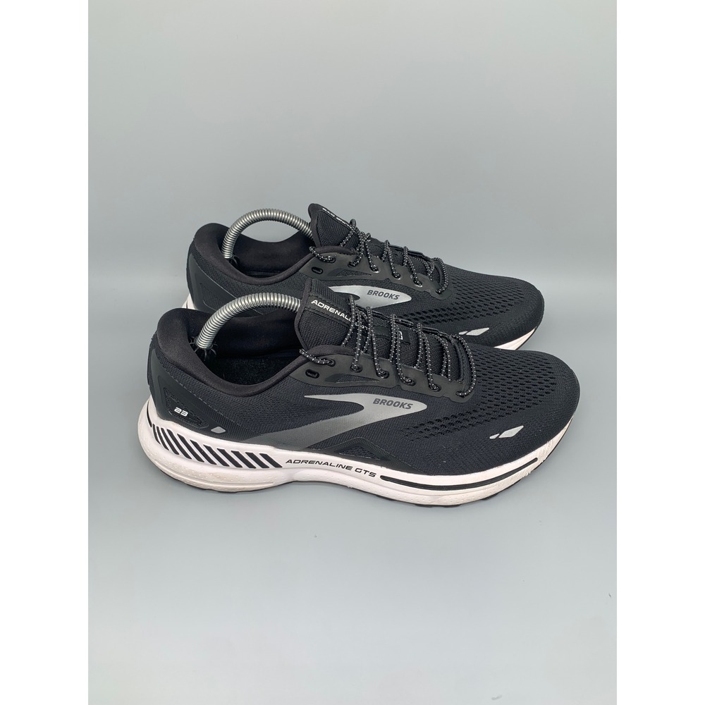 Brooks Adrenaline GTS 23 Black White Running Shoes 1203811B004 Women's Sz 11.5